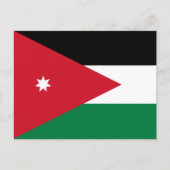 Jordan Flag Briefkaart (Voorkant)