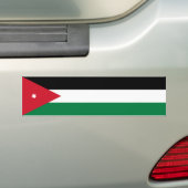 Jordan Flag Bumpersticker (Op auto)