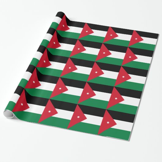 Jordan Flag Cadeaupapier (Uitgerold)