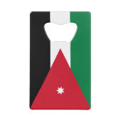 Jordan Flag Creditkaart Flessenopener (Voorkant)