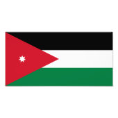 Jordan Flag Foto Afdruk (Voorkant)