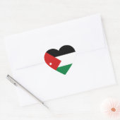 Jordan Flag Heart Sticker (Envelop)