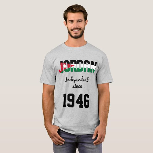 Jordan Flag Independence Celebration T-shirt (Voorkant volledig)
