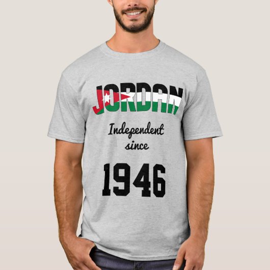 Jordan Flag Independence Celebration T-shirt (Voorkant)