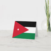 Jordan Flag Kaart (Voorkant)