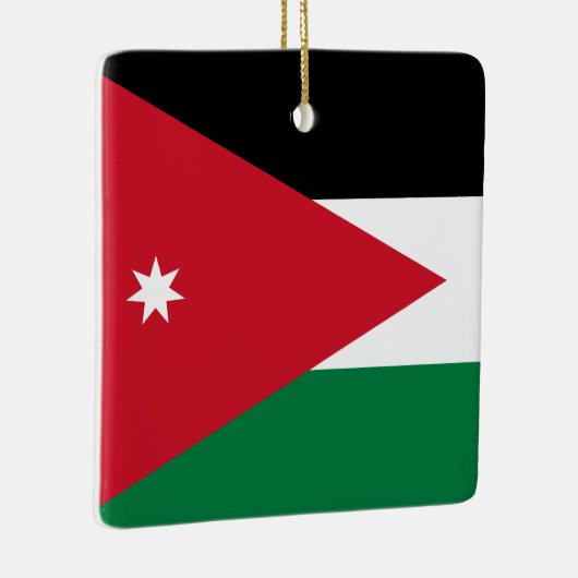 Jordan Flag Keramisch Ornament (Rechts)