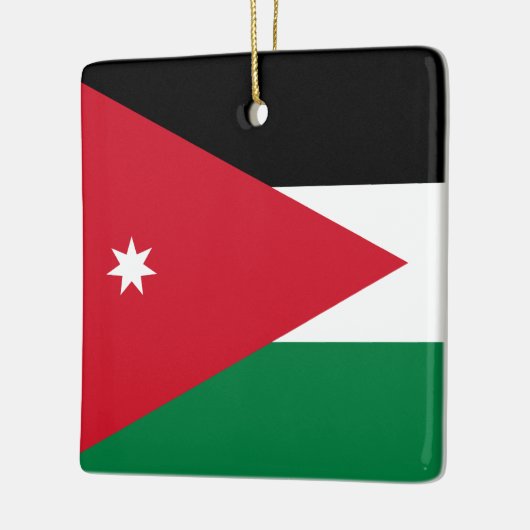 Jordan Flag Keramisch Ornament (Links)