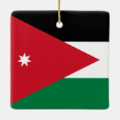 Jordan Flag Keramisch Ornament (Achterkant)