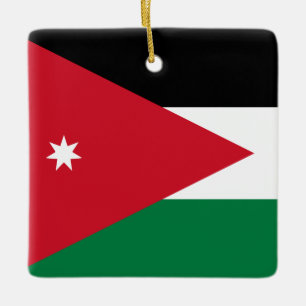 Jordan Flag Keramisch Ornament