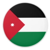 Jordan Flag Keramische Knop (Voorkant)