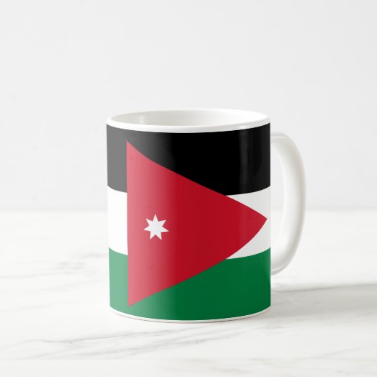 Jordan Flag Keramische Mok (Voorkant rechts)
