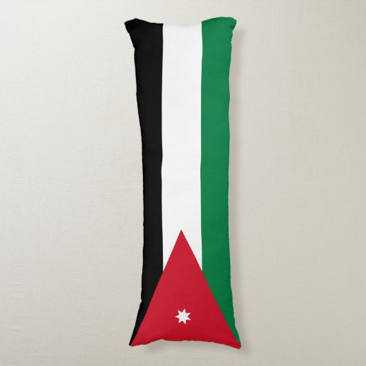 Jordan Flag Lichaamskussen (Voorkant Verticaal)