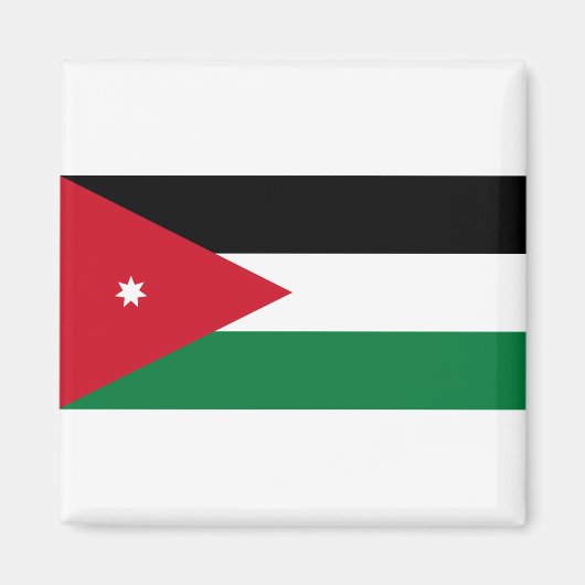 Jordan Flag Magneet (Voorkant)