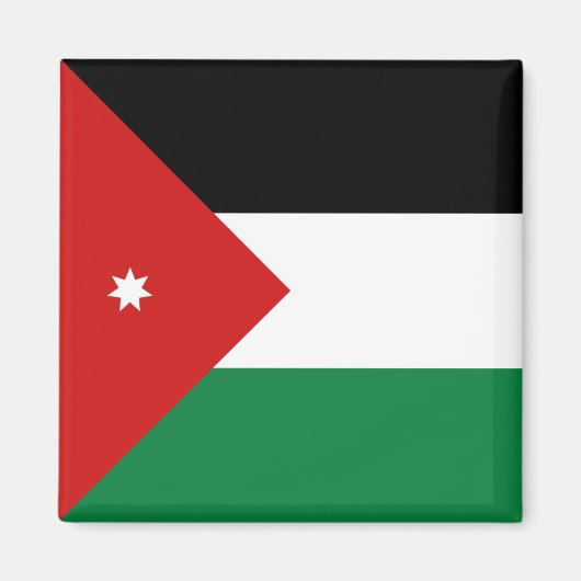 Jordan Flag Magnet (Voorkant)