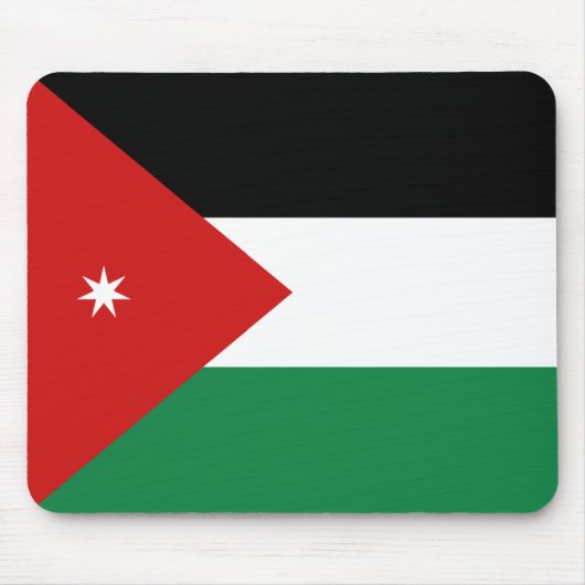 Jordan Flag Mousepad Muismat (Voorkant)