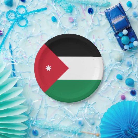 Jordan Flag Papieren Bordje (Feest)