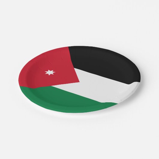 Jordan Flag Papieren Bordje (Gekanteld)
