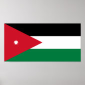 Jordan Flag Poster (Voorkant)
