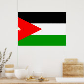 Jordan Flag Poster (Keuken)