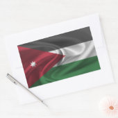 Jordan Flag Rechthoekige Sticker (Envelop)