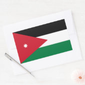 Jordan Flag Rechthoekige Sticker (Envelop)
