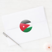 Jordan Flag Ronde Sticker (Envelop)