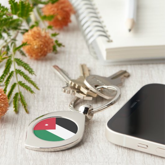 Jordan Flag Sleutelhanger (Zijkant)