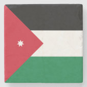 Jordan Flag Stenen Onderzetter (Voorkant)