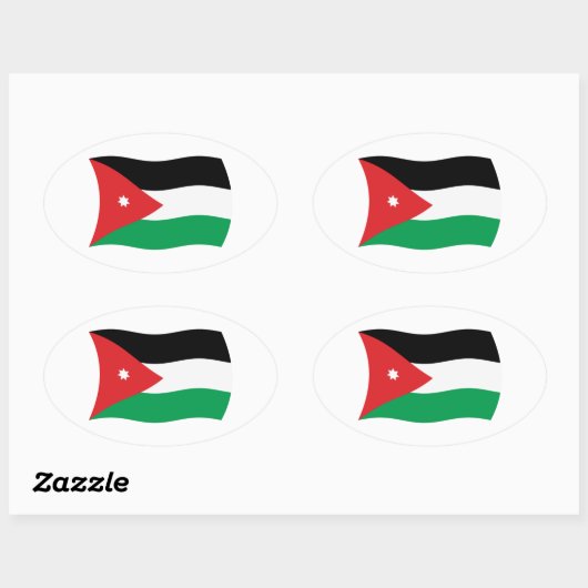 Jordan Flag Sticker (Vel)