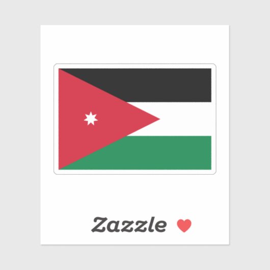 Jordan Flag Sticker (Vel)