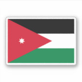 Jordan Flag Sticker (Voorkant)