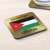 Jordan Flag+Text Onderzetter (Linkerzijde)