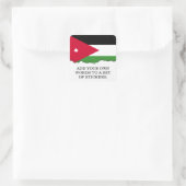 Jordan Flag Vierkante Sticker (Tas)
