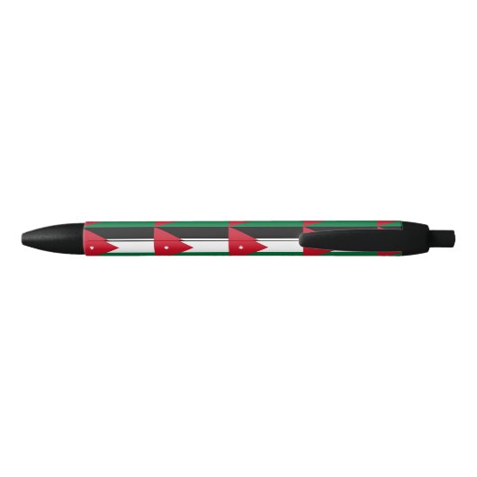 Jordan Flag Zwarte Inkt Pen (Achterkant)