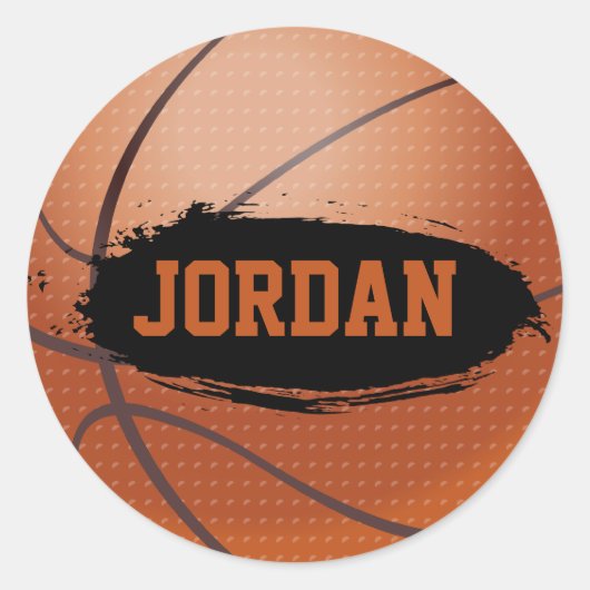 Jordan Grunge Basketball Stickers (Voorkant)