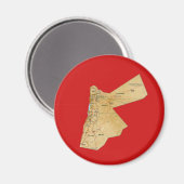 Jordan Kaart Magnet (Voorkant / Achterkant)
