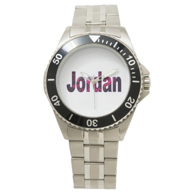 Jordan Klassieke RVS Horloge (Voorkant)