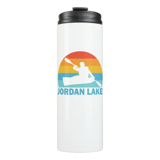 Jordan Lake North Carolina Kayak Thermosbeker (Voorkant)