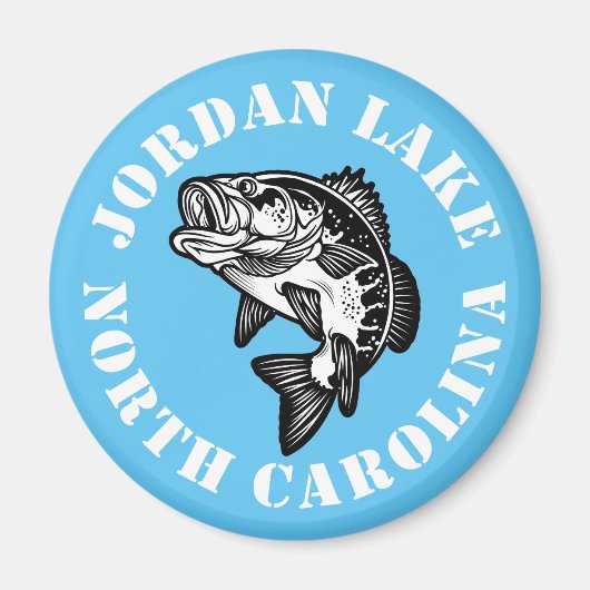 Jordan Lake, North Carolina Magneet (Voorkant)