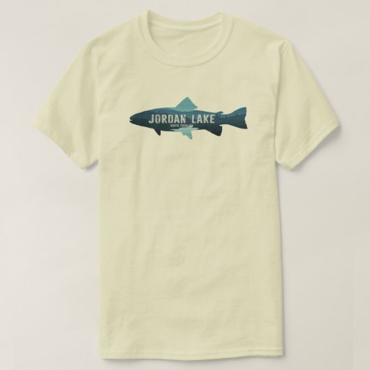 Jordan Lake North Carolina Vis T-shirt (Design voorkant)
