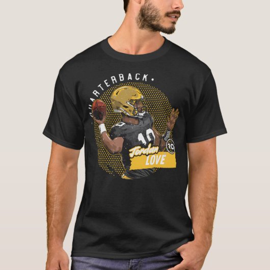 Jordan Love Green Bay T-shirt (Voorkant)