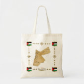 Jordan Map + Flags Bag Tote Bag (Voorkant)