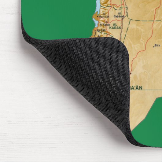 Jordan Map Mousepad Muismat (Hoek)
