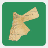 Jordan Map Sticker (Voorkant)