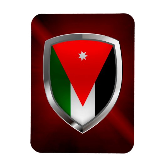 Jordan Metallic Emblem Magneet (Verticaal)