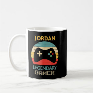 Jordan Name Gift - Specialized Legendary Gamer Koffiemok