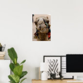 Jordan, oude Nabataean-stad Petra. Lokaal Poster (Thuiskantoor)