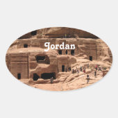 Jordan Ovale Sticker (Voorkant)