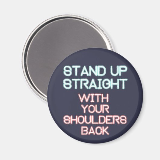 Jordan Peterson: Sta recht op... Magneet (Voorkant / Achterkant)