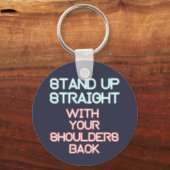 Jordan Peterson: Sta recht op... Sleutelhanger (Voorkant)